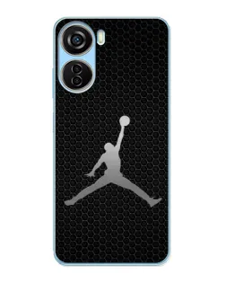 Чехол для ZTE V40 Design с картинкой «Jordan Dark Carbon»