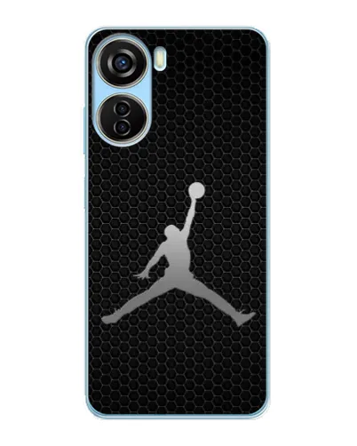 Чехол для ZTE V40 Design с картинкой «Jordan Dark Carbon»