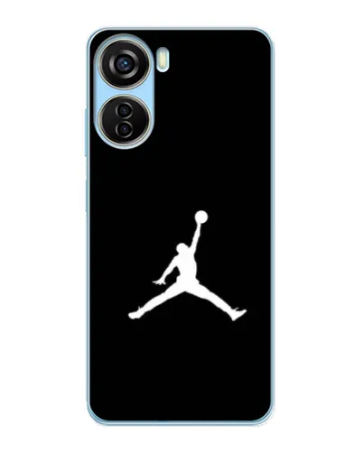 Чехол для ZTE V40 Design с картинкой «Jordan Silhouette»