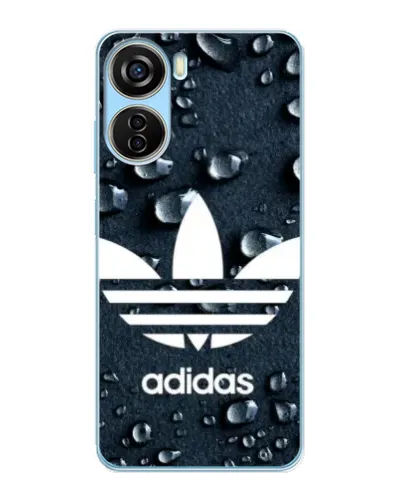 Чехол для ZTE V40 Design с картинкой «Adidas Trefoil Blue»