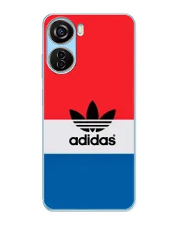 Чехол для ZTE V40 Design с картинкой «Ретро блоки Adidas»