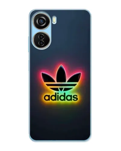 Чехол для ZTE V40 Design с картинкой «Неоновый Adidas»
