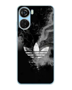 Чехол для ZTE V40 Design с картинкой «Абстрактный дым Adidas»