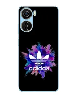 Чехол для ZTE V40 Design с картинкой «Взрыв красок Adidas»