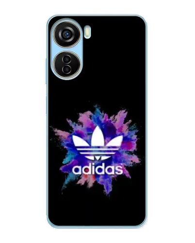 Чехол для ZTE V40 Design с картинкой «Взрыв красок Adidas»