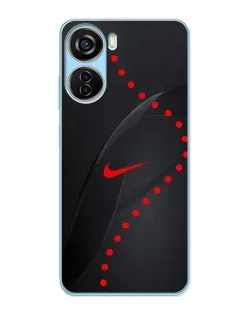 Чехол для ZTE V40 Design с картинкой «Абстрактный дизайн Nike»