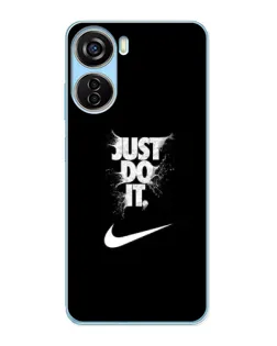 Чехол для ZTE V40 Design с картинкой «Текстовый принт Nike»