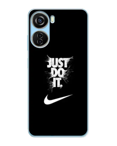 Чехол для ZTE V40 Design с картинкой «Текстовый принт Nike»