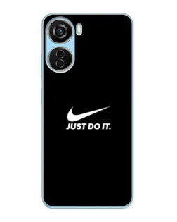 Чехол для ZTE V40 Design с картинкой «Минимализм от Nike»