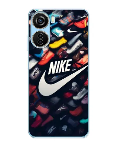 Чехол для ZTE V40 Design с картинкой «Коллекция кроссовок Nike»