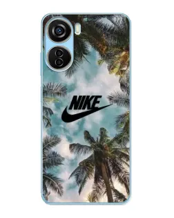 Чехол для ZTE V40 Design с картинкой «Тропический принт Nike»