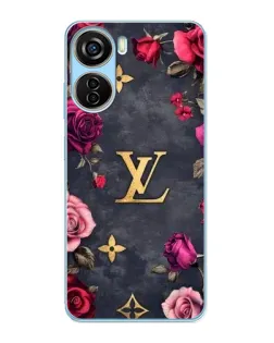 Чехол для ZTE V40 Design с картинкой «Цветочный Louis Vuitton»