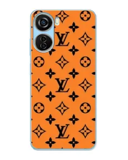 Чехол для ZTE V40 Design с картинкой «Оранжевый стиль LV»