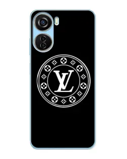 Чехол для ZTE V40 Design с картинкой «LV — печать стиля»