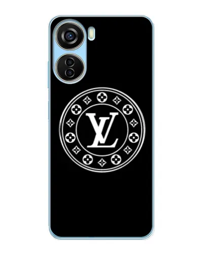 Чехол для ZTE V40 Design с картинкой «LV — печать стиля»