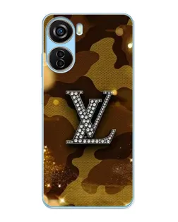 Чехол для ZTE V40 Design с картинкой «Камуфляжный Louis Vuitton»