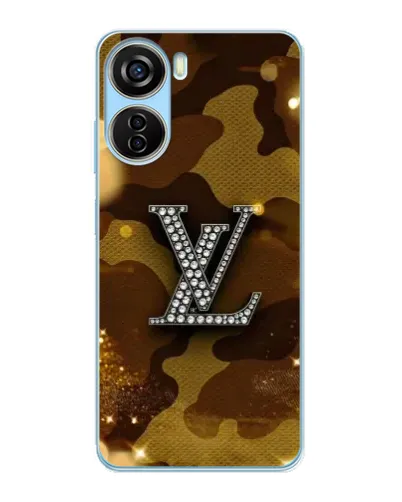 Чехол для ZTE V40 Design с картинкой «Камуфляжный Louis Vuitton»