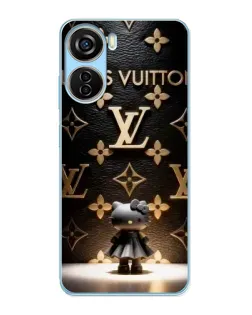 Чехол для ZTE V40 Design с картинкой «Монограмма с фигурой»