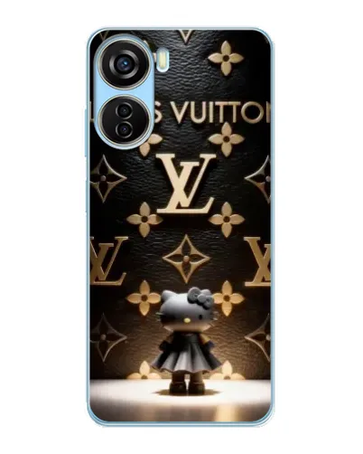 Чехол для ZTE V40 Design с картинкой «Монограмма с фигурой»