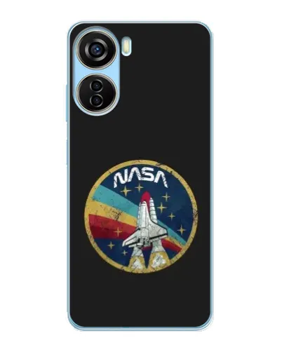 Чехол для ZTE V40 Design с картинкой «NASA — эмблема миссии»