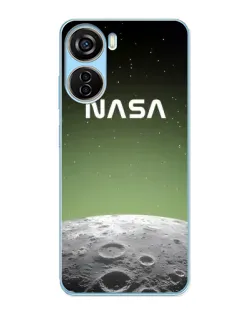 Чехол для ZTE V40 Design с картинкой «NASA — лунный градиент»