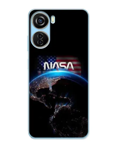 Чехол для ZTE V40 Design с картинкой «Земля из космоса NASA»
