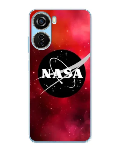 Чехол для ZTE V40 Design с картинкой «NASA — красная туманность»