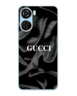 Чехол для ZTE V40 Design с картинкой «Gucci — шелковые волны»