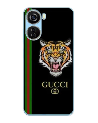 Чехол для ZTE V40 Design с картинкой «Тигр Gucci»