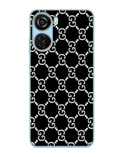 Чехол для ZTE V40 Design с картинкой «Gucci — сетчатый паттерн»