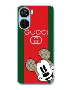 Чехол для ZTE V40 Design с картинкой «Gucci — полосы и Микки»