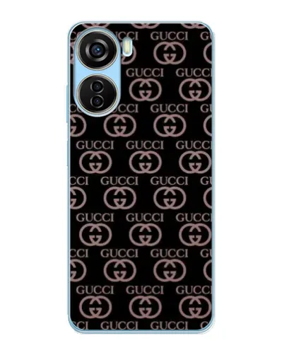 Чехол для ZTE V40 Design с картинкой «Классическая монограмма Gucci»