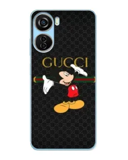 Чехол для ZTE V40 Design с картинкой «Микки Маус Gucci»