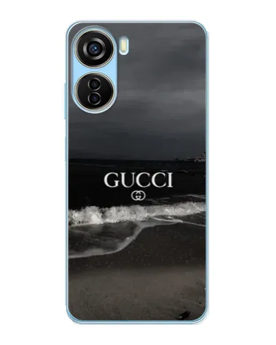 Чехол для ZTE V40 Design с картинкой «Gucci — морской прибой»
