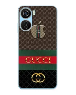 Чехол для ZTE V40 Design с картинкой «Gucci — брендированный десерт»