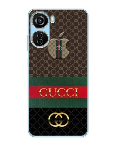 Чехол для ZTE V40 Design с картинкой «Gucci — брендированный десерт»