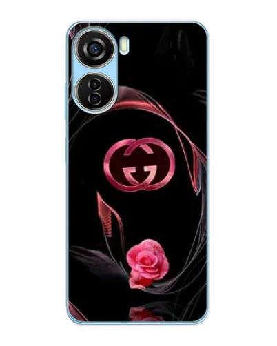 Чехол для ZTE V40 Design с картинкой «Gucci — неоновая роза»