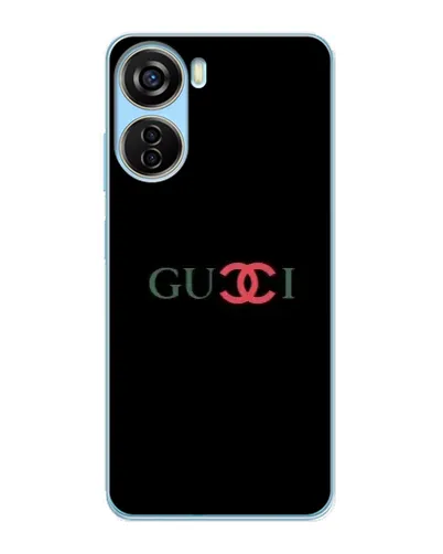 Чехол для ZTE V40 Design с картинкой «Gucci — красный градиент»