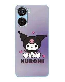 Чохол для ZTE V40 Design з картинкою «Kuromi — фіолетовий арт»
