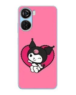Чохол для ZTE V40 Design з картинкою «Kuromi — любов у серці»