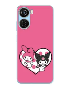 Чохол для ZTE V40 Design з картинкою «Kuromi та My Melody»