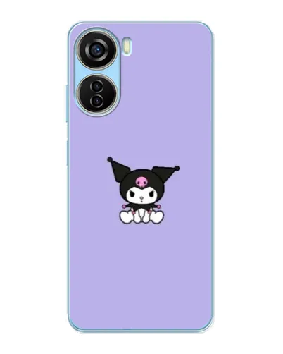 Чохол для ZTE V40 Design з картинкою «Kuromi — фіолетовий мінімалізм» Чохол для ZTE V40 Design з картинкою «Kuromi — фіолетовий мінімалізм»