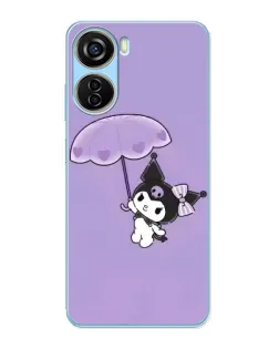 Чохол для ZTE V40 Design з картинкою «Kuromi з парасолькою»