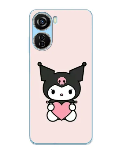 Чохол для ZTE V40 Design з картинкою «Kuromi та серце» Чохол для ZTE V40 Design з картинкою «Kuromi та серце»