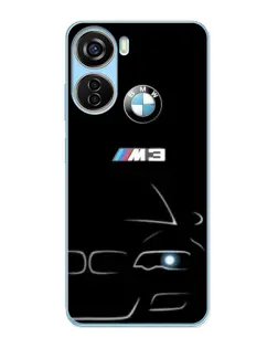 Чохол для ZTE V40 Design з картинкою «Мінімалістичний принт BMW M3»