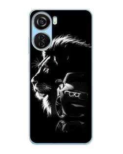 Чохол для ZTE V40 Design з картинкою «BMW та лев»