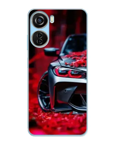 Чохол для ZTE V40 Design з картинкою «Спортивна BMW та квіти» Чохол для ZTE V40 Design з картинкою «Спортивна BMW та квіти»