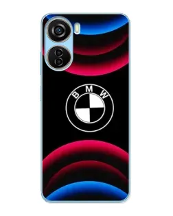Чохол для ZTE V40 Design з картинкою «Логотип BMW та неонові дуги»