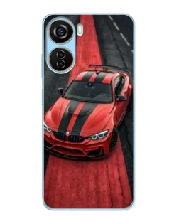 Чохол для ZTE V40 Design з картинкою «BMW на червоній доріжці»