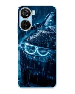 Чехол для ZTE V40 Design с картинкой «BMW под дождем»